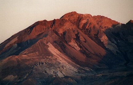 Mount St. Helens at sunset